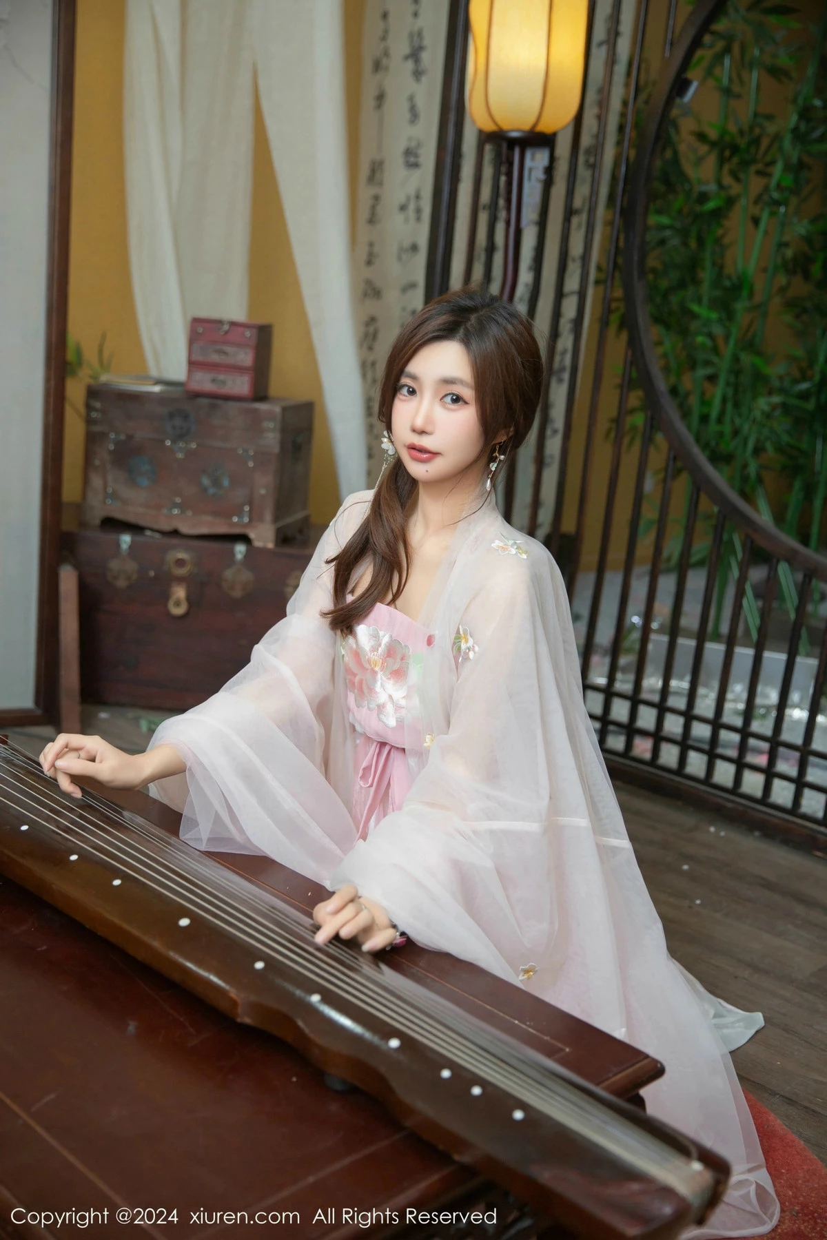 女神绮里嘉ula私房性感轻透古风薄纱服饰秀曼妙身姿撩人诱惑写真80P-第1章-图片1