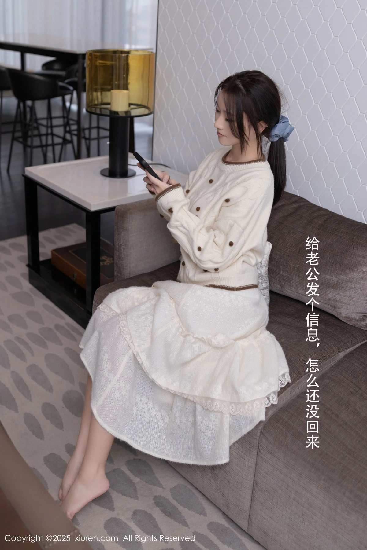 模特杏子Yada性感黑色蕾丝情趣内衣配黑丝袜秀曼妙身姿诱惑写真79P-第1章-图片1