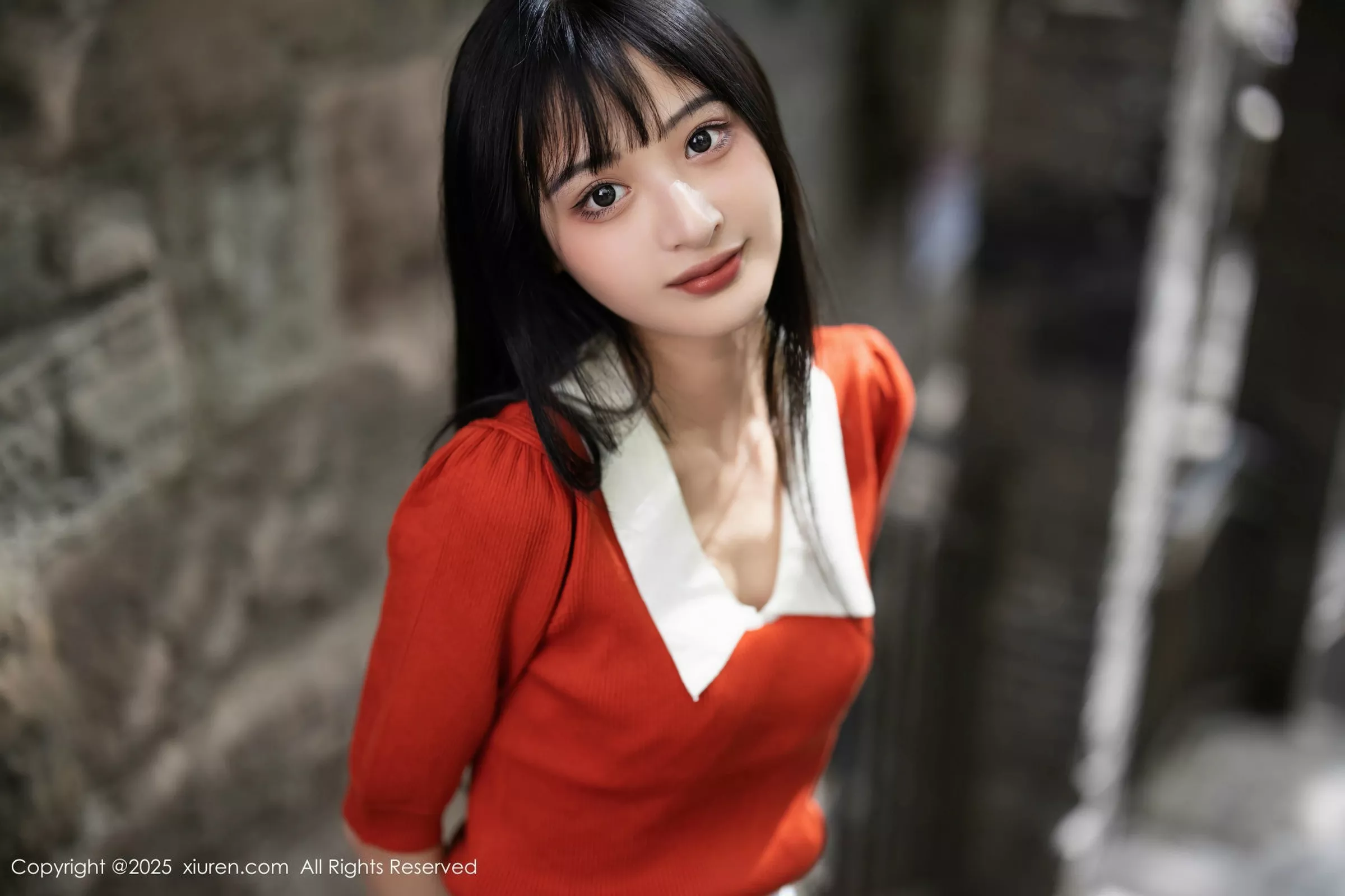 模特茂木希子性感橙T露白色内衣配超薄肉丝秀完美身材诱惑写真80P-第1章-图片3