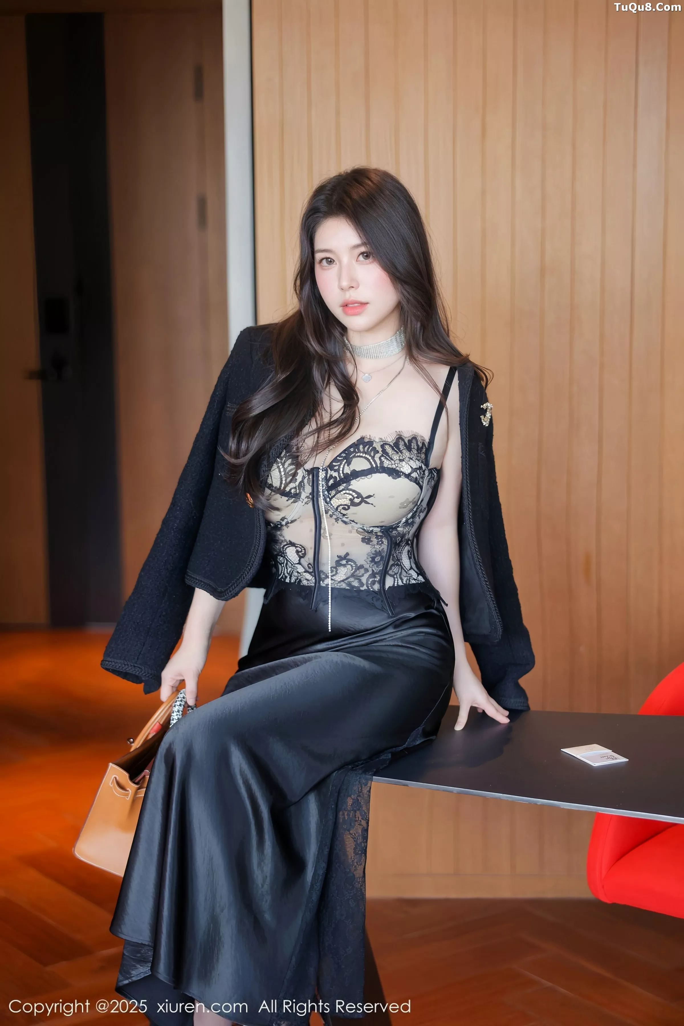 模特白茹雪abby性感黑色蕾丝轻透情趣服饰秀丰腴身材诱惑写真79P-第1章-图片3