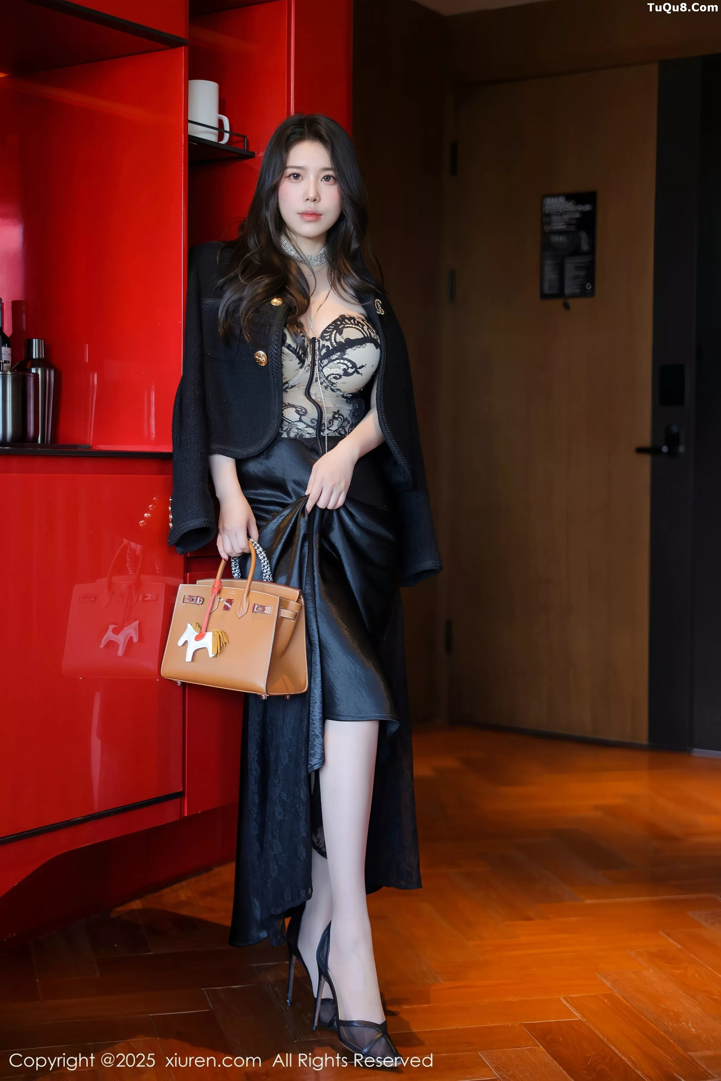 模特白茹雪abby性感黑色蕾丝轻透情趣服饰秀丰腴身材诱惑写真79P-第1章-图片2