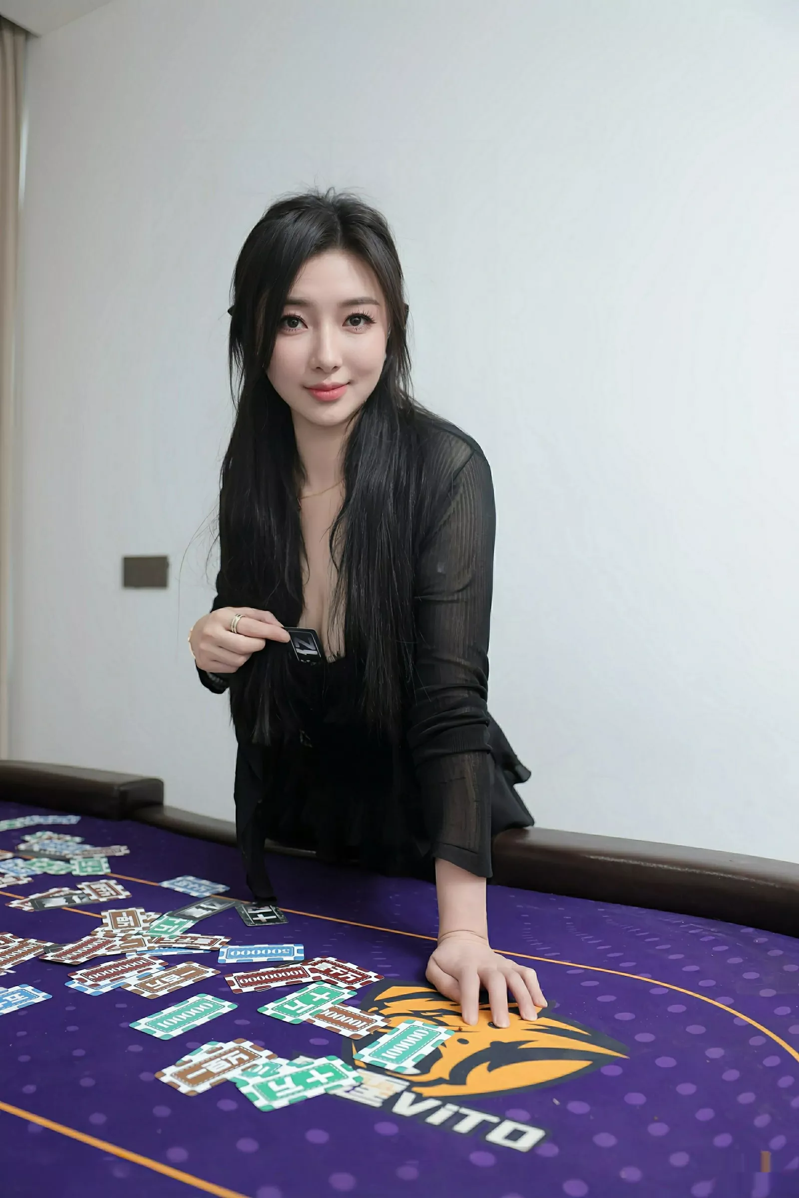 模特苏一诺性感黑色情趣内衣配黑丝吊袜秀曼妙身姿惹火诱惑写真80P-第1章-图片4